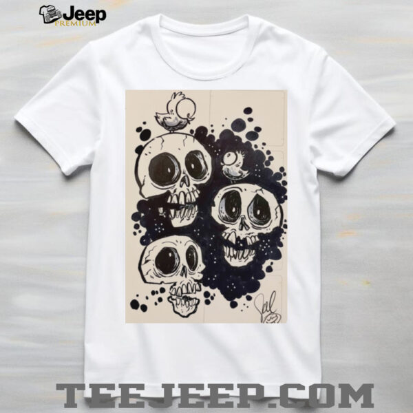 Three Eyed Skulls t shirt