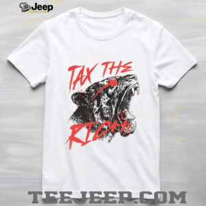 Tiger Tax the Rich Anti Billionaire Graphic shirt