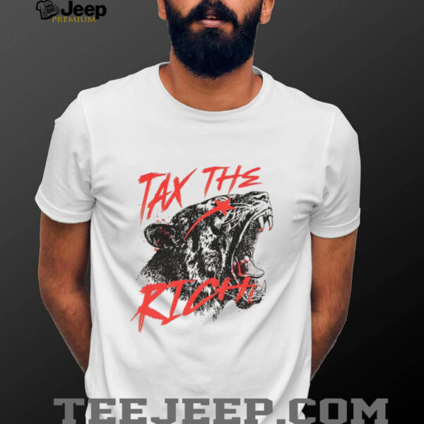 Tiger Tax the Rich Anti Billionaire Graphic shirt