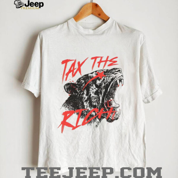 Tiger Tax the Rich Anti Billionaire Graphic shirt
