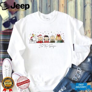 Tis The Season Snoopy and friend Christmas 2025 shirt