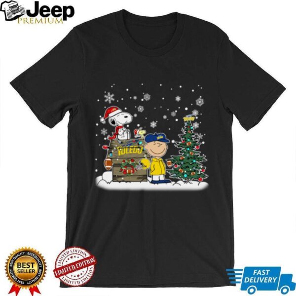 Toledo Rockets Snoopy Charlie Brown Christmas Holiday T Shirt