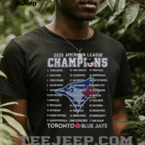 Toronto Blue Jays MLB Baseball 2025 American League Champions Series shirt