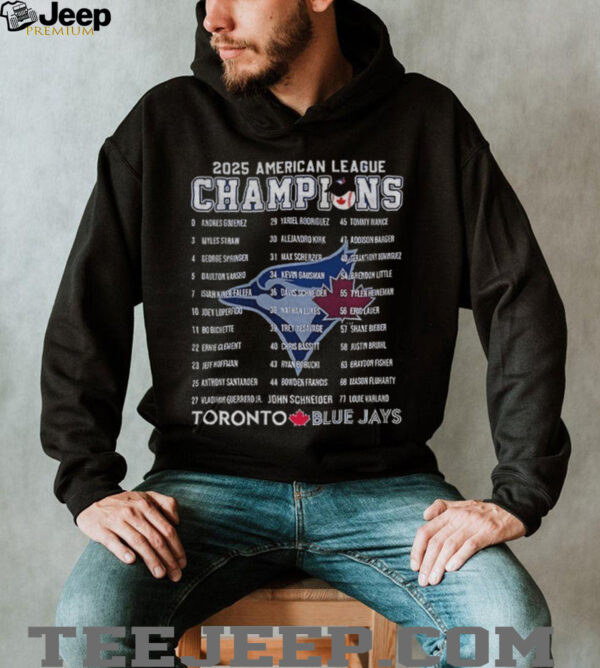 Toronto Blue Jays MLB Baseball 2025 American League Champions Series shirt