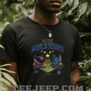 Toronto Blue Jays vs Los Angeles Dodgers World Series 2025 MLB logo shirt