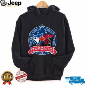 Toronto Raptors x Blue Jays Hybrid Logo T Shirt