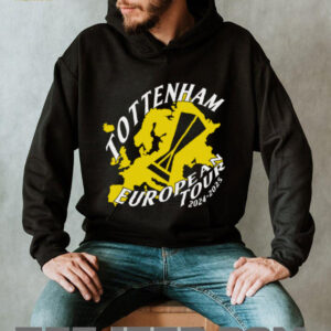 Tottenham Map Of Europe Soccer Tour 2025 Hoodie