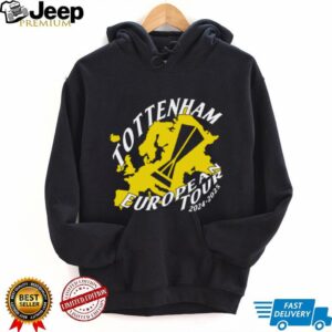 Tottenham Map Of Europe Soccer Tour 2025 Hoodie