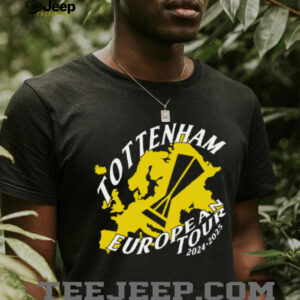 Tottenham Map Of Europe Soccer Tour 2025 Hoodie