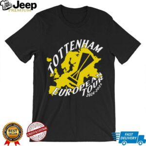 Tottenham Map Of Europe Soccer Tour 2025 Hoodie