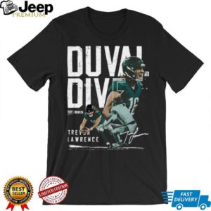 Trevor Lawrence Jacksonville Duval Dive T Shirt Hoodie