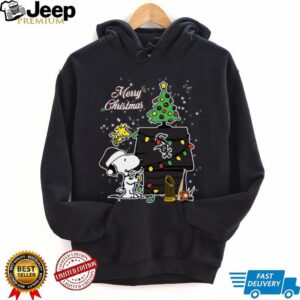 Chicago White Sox Merry Christmas With Snoopy Baby T Shirt