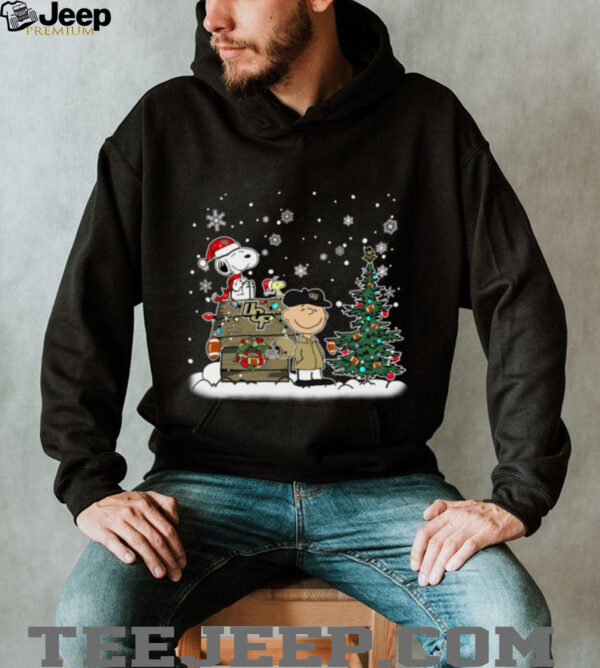 UCF Knights Snoopy Charlie Brown Christmas Holiday T Shirt