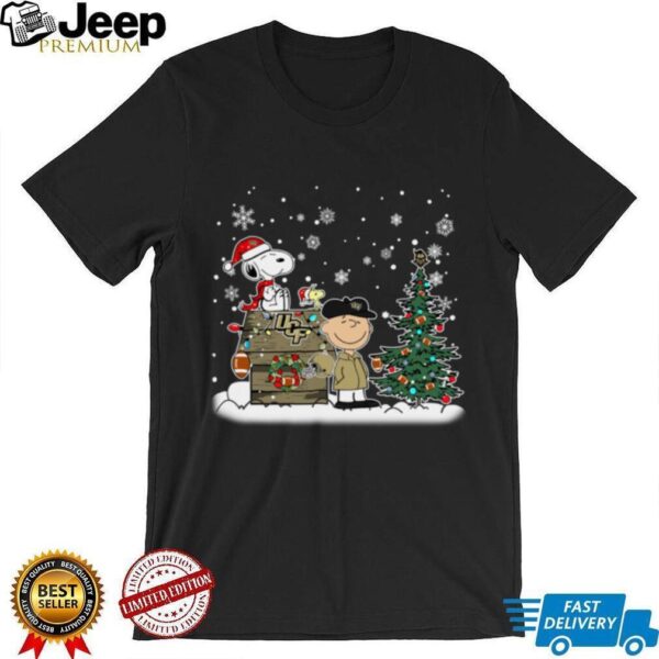UCF Knights Snoopy Charlie Brown Christmas Holiday T Shirt