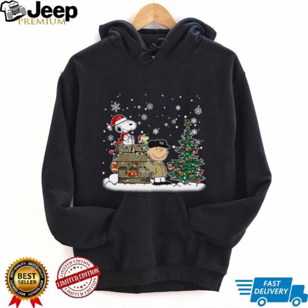 UCF Knights Snoopy Charlie Brown Christmas Holiday T Shirt