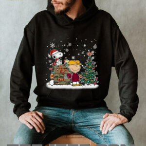 UL Monroe Warhawks Snoopy Charlie Brown Christmas Holiday T Shirt