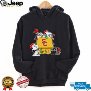USC Trojans Football Snoopy Christmas Holiday 2025 T Shirt