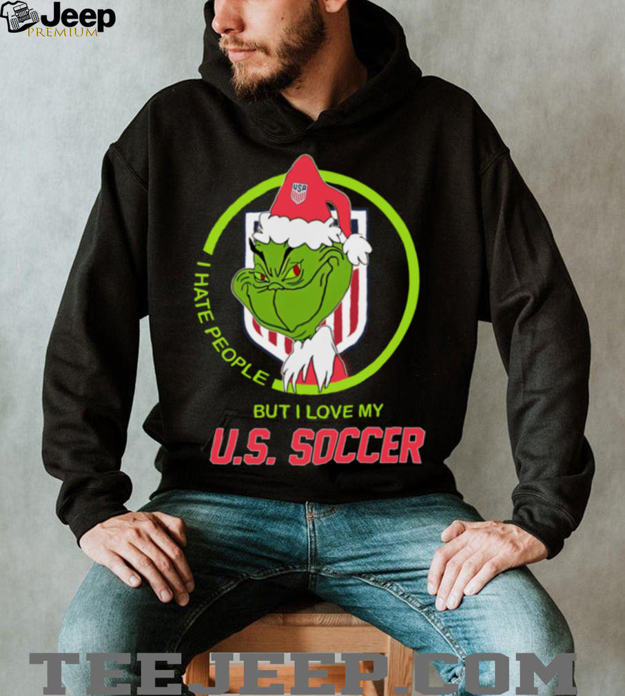 The Grinch I Hate People But I Love My U.S. Soccer Shirt The Grinch I Hate People But I Love My U.S. Soccer Shirt