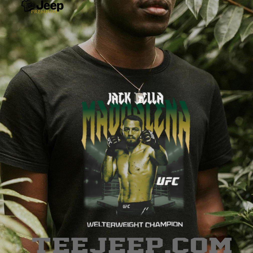 Ufc Merchandise Jack Della Maddalena Fighter Pose Tee Ufc Merchandise Jack Della Maddalena Fighter Pose Tee