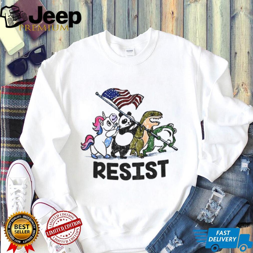 Unicorn Panda Alligator Frog Resist No Kings American flag political shirt Unicorn Panda Alligator Frog Resist No Kings American flag political shirt