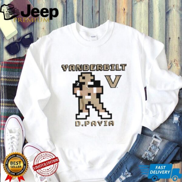 Vanderbilt Commodores Football Diego Pavia Retro Baller shirt