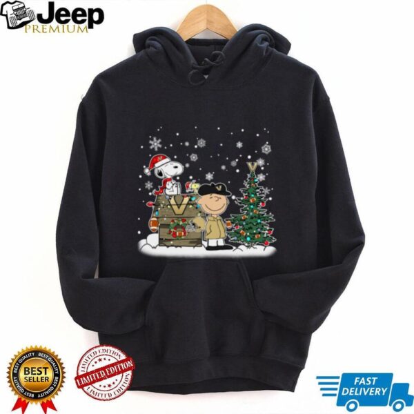 Vanderbilt Commodores Snoopy Charlie Brown Christmas Holiday T Shirt