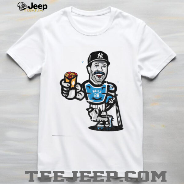 Vernon Wells Wells Jr. New York Yankees All Star holding Taco funny meme shirt
