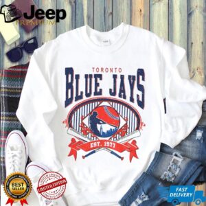 Vintage 90s Toronto Blue Jays Sweatshirt Baseball est 1977 shirt