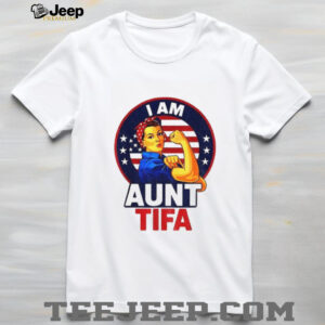 Vintage I am Aunt Tifa Feminist Graphic shirt
