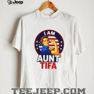 Vintage I am Aunt Tifa Feminist Graphic shirt