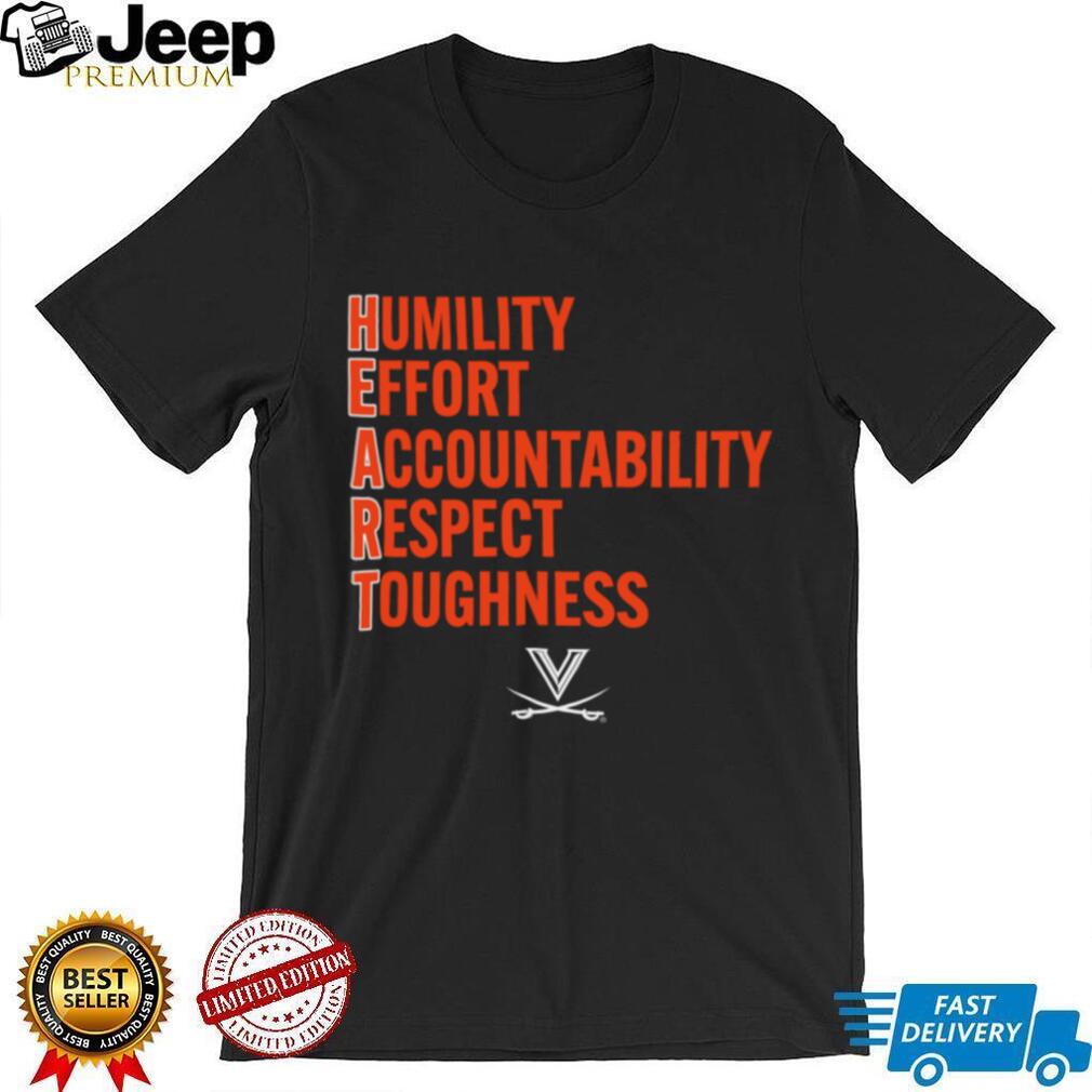 Virginia Football HEART Slogan College NCAA Motivation Shirt Virginia Football HEART Slogan College NCAA Motivation Shirt