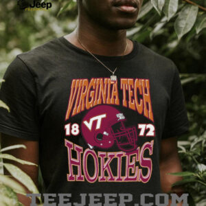 Virginia Tech Hokies Team Helmet T Shirt