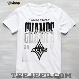 WNBA Finals Champions Las Vegas Aces 2025 basketball shirt