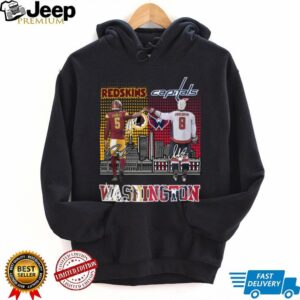 Washington Capitals Alexander Ovechkin Washington Jayden Daniels 2025 T Shirt