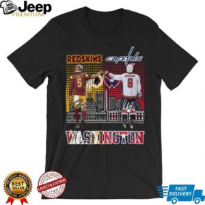 Washington Capitals Alexander Ovechkin Washington Jayden Daniels 2025 T Shirt
