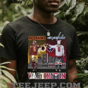 Washington Capitals Alexander Ovechkin Washington Jayden Daniels 2025 T Shirt