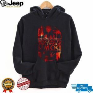 Welcome to the Upside Down Silhouette Sunset Halloween shirt