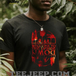 Welcome to the Upside Down Silhouette Sunset Halloween shirt