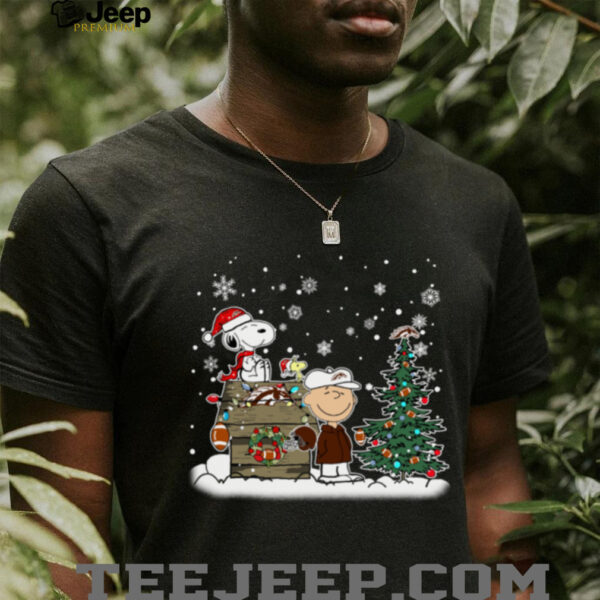 Western Michigan Broncos Snoopy Charlie Brown Christmas Holiday T Shirt
