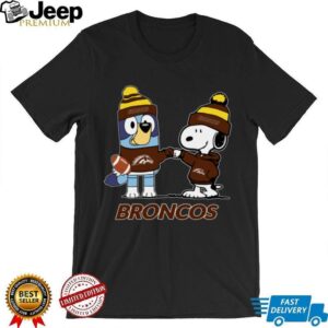 Western Michigan Broncos x Snoopy Bluey Christmas Football NCAA TShirt