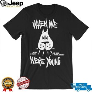 When We Were Young Festival Merch Dog Lineup TeeShirt