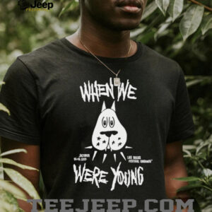 When We Were Young Festival Merch Dog Lineup TeeShirt