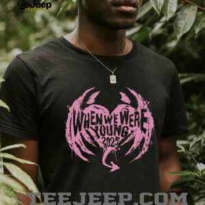 When We Were Young Festival Merch Winged Heart Lineup TShirt