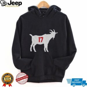 Will Klein wearing Ohtani’s number on a goat 17 Dodgers MVP shirt