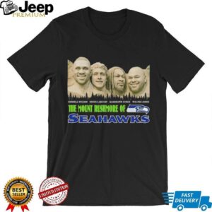 Wilson Largent Lynch Jones the mount rushmore of Seattle Seahawks shirt