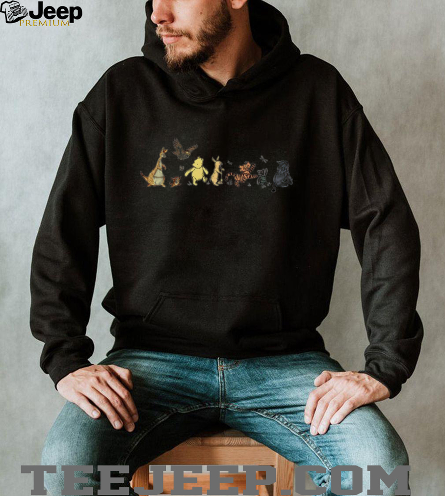 Winnie The Pooh and Friends Disneyland cartoon shirt Winnie The Pooh and Friends Disneyland cartoon shirt