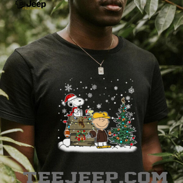 Wyoming Cowboys Snoopy Charlie Brown Christmas Holiday T Shirt