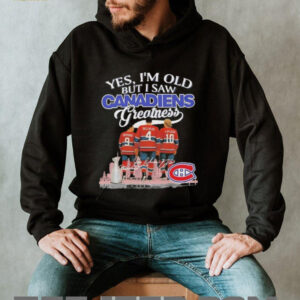 Yes I’m old but I saw Canadiens greatness legends Richard Beliveau Lafleur skyline shirt