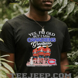 Yes I’m old but I saw Canadiens greatness legends Richard Beliveau Lafleur skyline shirt