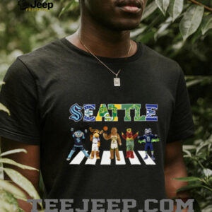 Seattle Merch Seattle 5 Mascot Sports Team Abbey Road Hoodie